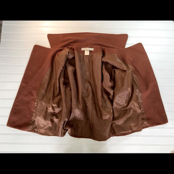 The Limited Ladies Size M/L Rust Colored Classic Short Pea Coat Preowned - Picture 4 of 7